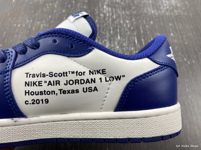 1st Kicks AIR CUSTOM TRAVIS DM7890-101 X X SCOTT OFF-WHITE 1 JORDAN 0703